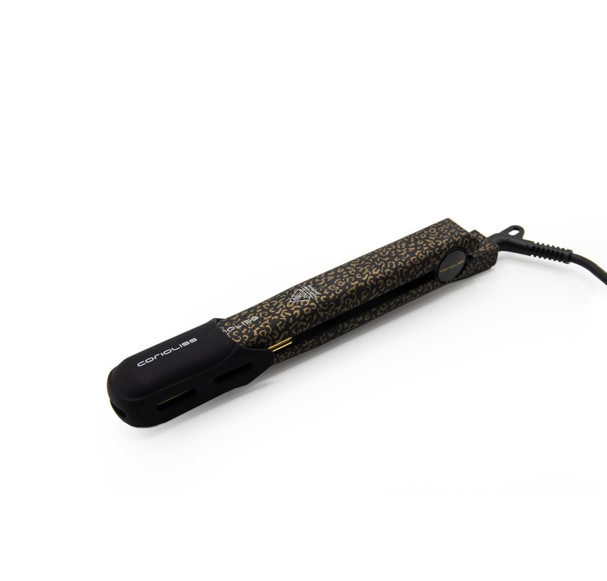 Corioliss C-Style Hair Straightener Gold Leopard Soft Touch