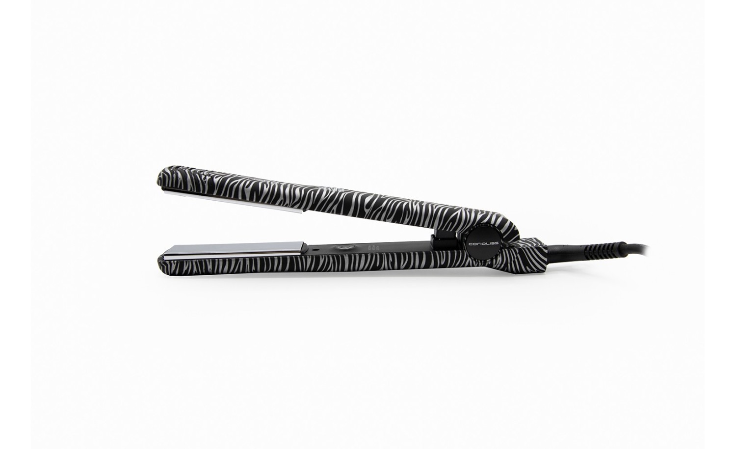 CORIOLISS C-STYLE HAIR STRAIGHTENER SILVER ZEBRA SOFT TOUCH 2