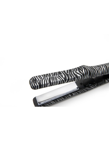 CORIOLISS C-TRIP HAIR STRAIGHTENER SILVER ZEBRA SOFT TOUCH