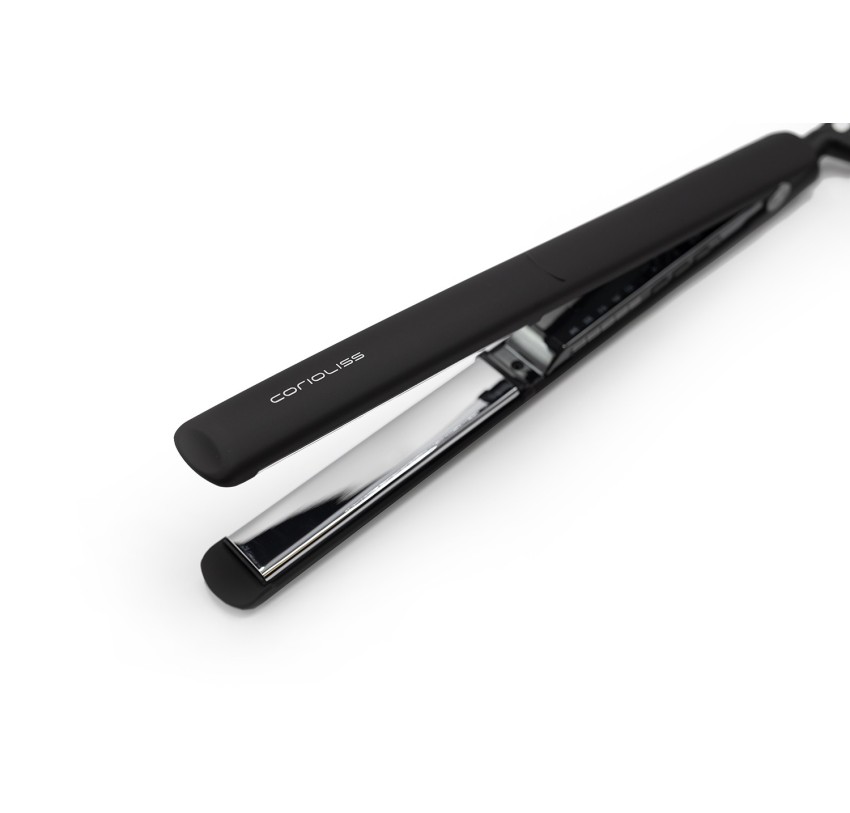 Corioliss C3 Hair Straightener Black Soft Touch Chrome