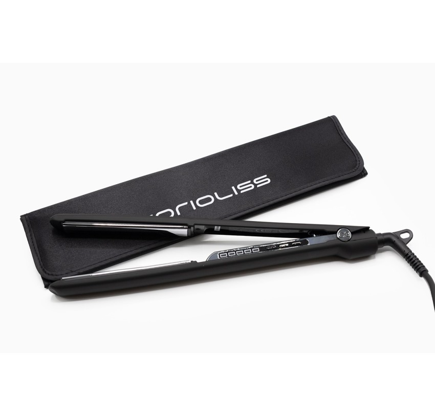 Corioliss C3 Hair Straightener Black Soft Touch Chrome