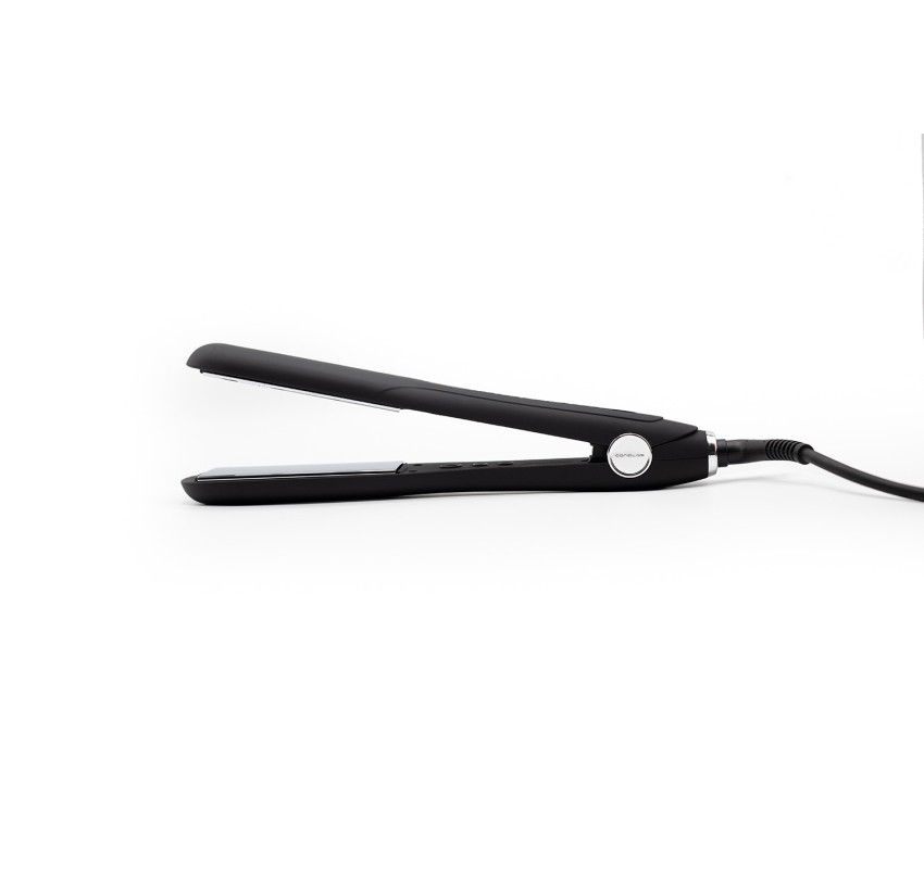 The Wide Hair Straightener Black Soft Touch |  Corioliss® USA Official Shop