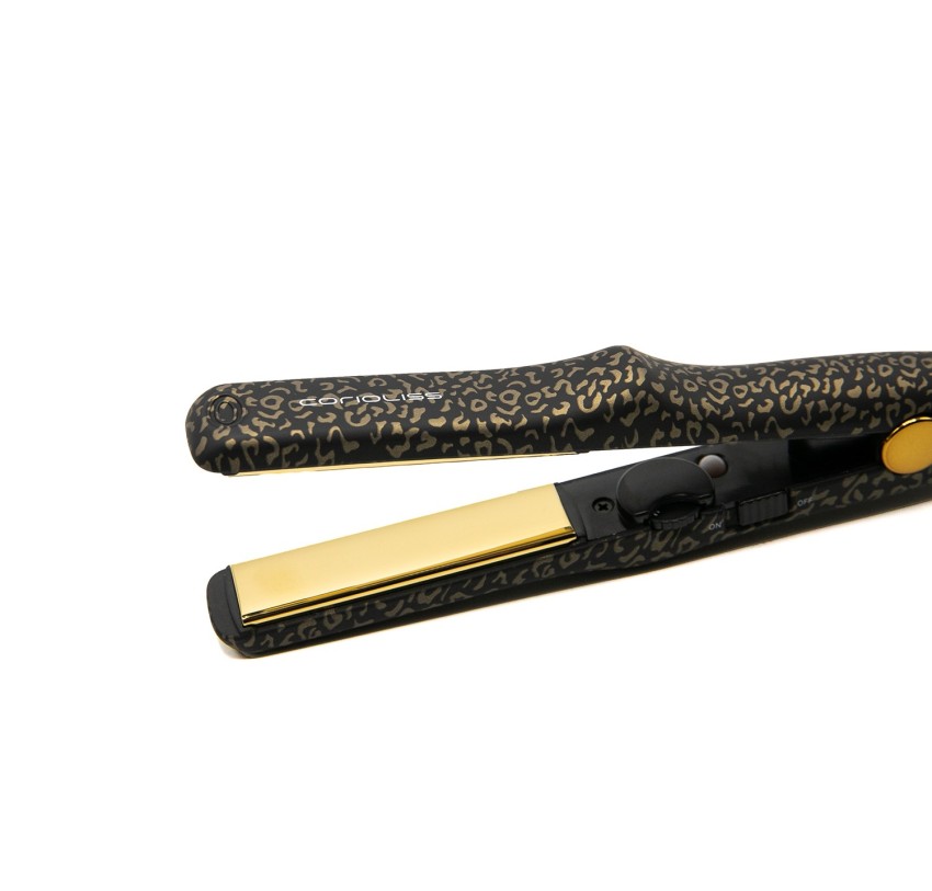 CORIOLISS C-TRIP HAIR STRAIGHTENER GOLD LEOPARD SOFT TOUCH